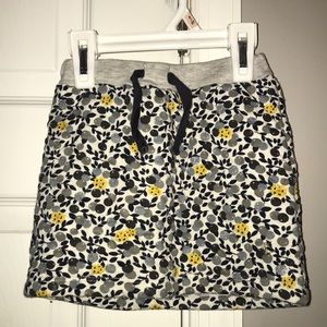 Petit bateau floral skirt